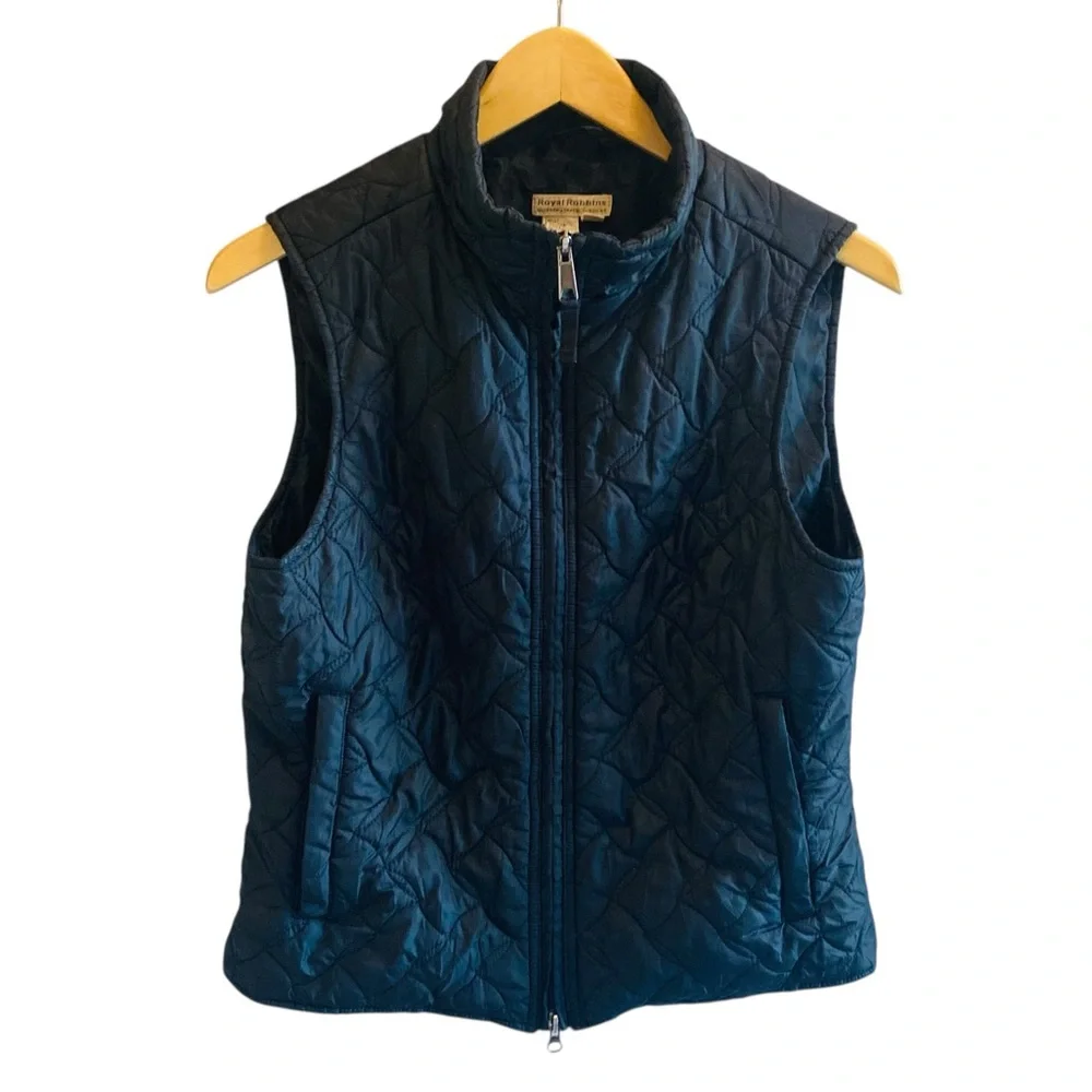 Royal Robbins Black Quilted Vest Size Medium - Picture 1 of 4